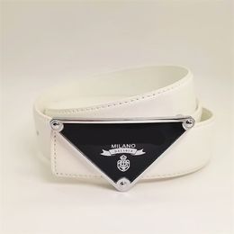 designer belts for men and women 3.5 cm width triangle metal classic color great quality belts women dress skirt belt 100-125 cm length simple bb simon belt