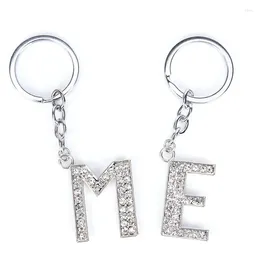 Party Favour Ms Mr Wedding Favours My Name Keychain Capital Letters From A To Z Handmade Diamond Birthday Gift For Girl