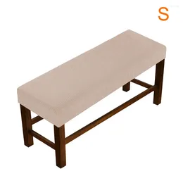 Chair Covers Bench Cover Full Coverage Anti Dust Long Home Slipcover Stretchy Elastic Washable Bedroom Furniture Protective Dining Room