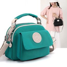 Evening Bags 2024 Women's Fashion Trend Crossbody Bag Japanese Simple Waterproof Messenger Lipstick Change Portable Handbag