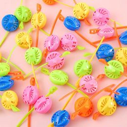 Party Favor 15Pcs Mini Colorful Pull Line Spinning Top Desktop Toys For Kids Birthday Favors Treasure Bag Easter Pinata Filler