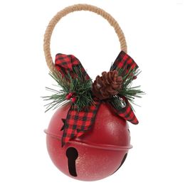 Decorative Figurines Door Handle Pendant Vintage Knobs Jingle Bell Hanger Xmas Tree Ornament Christmas