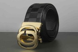 Men039s Letter g Button Plaid Lychee Pattern Cow Leather womens Belt buckles fashion mens designer waist belts for women men bu3226322