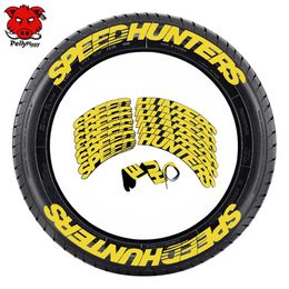 Car Stickers Tyre Letter Sticker Permanent Lettering Decals Motorcycle Diy Label Letters Customizable With Glue Y220609 Drop Deliver D Dht73