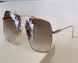 Fashion design man sunglasses 005 square frames vintage simple style versatile uv 400 protective outdoor eyewear with glassescase1977326