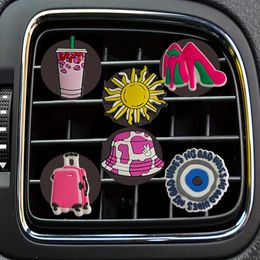 Other Interior Accessories Pink Theme 28 Cartoon Car Air Vent Clip Outlet Clips Conditioner Per For Office Home Decorative Bk Drop Del Otrke