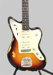 Classic Sunset Old Jazz electric guitar Rosewood fretboard tremolo FREE shipping