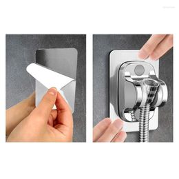 Bath Accessory Set Self-Adhesive Non Punching Shower Stand With Adjustable Bathroom Head Holder Universal