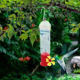 Other Bird Supplies Hummingbird Feeder Hanging Ant And Bee Proof Flower Shape For Garden Outdoor Pet