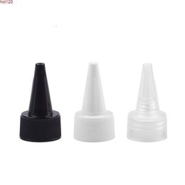 100pcs R20&R24 pointed mouth cap white/black/clear Jam bottle capsgood qty Sdcmp Ggxfq