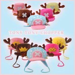 Party Supplies Anime Accessories Chopper Hat Pirate Deer Cosplay Costume Halloween Gift ACGN Props Kawaii Cute Hats For Adults Present