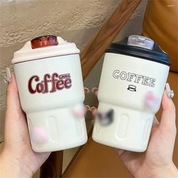 Water Bottles Stainless Steel Thermal Cup Safe Anti-adhesion Heat Preservation And Ice Easy To Carry Travel Bottle