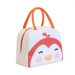 Dinnerware Cartoon Lunch Bag Portable Insulated Thermal Box Picnic Supplies Bags For Women Girl Kids Children 2024