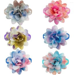 Dog Apparel 50pcs Accessories Mix Colors Pet Cat Bowtie Flower Style Collar For Dogs Bow Ties Grooming Supplies Small