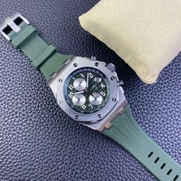 White Movement Alloy Steel Ceramics Series Watch Automatic 26238 26400 Designers APS Factory APF SUPERCLONE The Chronograph Time Mechanical Men's 202B