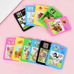 Party Favour 5pcs Mini Puzzle Intellectual Toy Cartoon Animal Children's Jigsaw Educational Game School Kid Gift Reward Birthday