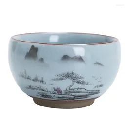 Teaware Sets 1Pcs Japanese Tea Cup Creative Ceramic Set Single Household Master High Quality Natural Open Glaze