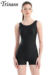Women's Swimwear Trisass 2024 Arrival Professional Sports One Piece Swimsuit For Women Push Up Bodysuit Sexy Backless Monokini