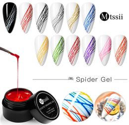 Mtssii 5ml Wire Drawing Nail Gel Lacquer Painting Gel Varnish Pulling Silk Spider Creative Nail Art Polish1746593