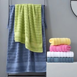 Towel 80 150cm Solid Colour Cotton Bath Adult Soft Absorbent Towels Bathroom Large Beach El For Home