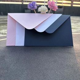 Gift Wrap 10pcs/lot Pink Envelope 16x11cm High-grade 250g Paper Business Stationery Envelopes For Wedding Invitation Postcard Packing