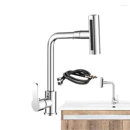 Kitchen Faucets Pressurized Sink Waterfall Faucet Bubbler L-Shaped Nozzle Splash-proof Spout Bathroom Basin Tap Extender