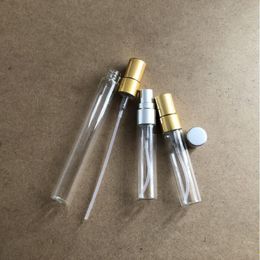 Gold Silver Metal Sprayer Cap Glass Spray Perfume Bottles 2ml 3ml 5ml 10ml Jmsdl Bcxqt