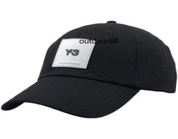 New baseball cap simple Y3 white standard men039s trendy tongue hat soft top outdoor sun hat ins trendy brand fashion hat9991607