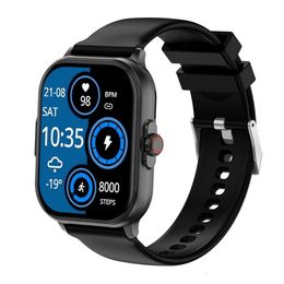 Nowy E02 Bluetooth Call Smart Watch EKG EKG, Krew, tętno, monitorowanie zdrowia ciśnienia krwi, Zegarek Multi Sport