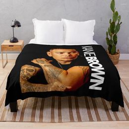 Blankets Kane Brown Signature Throw Blanket Tourist Bed Linens