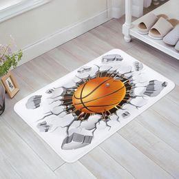 Carpets Basketball Wall Crack Floor Mat Entrance Door Living Room Kitchen Rug Non-Slip Carpet Bathroom Doormat Home Decor