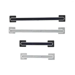 Hooks Wall Mounting Towel Bar Rod Storage Organizer For Bedroom Kitchen