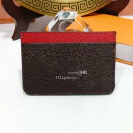 10A Fashion 9 Designer Leather Card Womens Black Mini Wallets Fashion Coin Purse M61733 Pocket Bag Brown Holder Canvas Small Colour Doub Qpem
