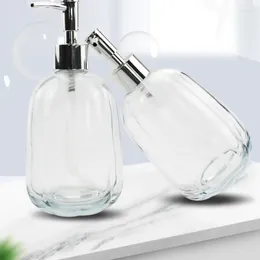 Liquid Soap Dispenser Clear Press Type Hand Sanitizer Bottle Minimalist Style Glass Foaming Portable Shower Gels Sub Bottling