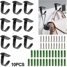 Hooks 10pcs Ceiling Wall Stainless Steel Towel Coat Clothes Bag For Kitchen Bathroom Bedroom Toilet Hanging