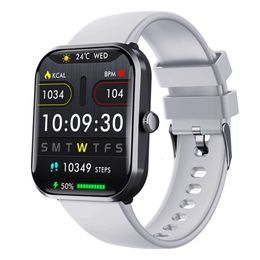 2024 Smart Watches New F96 Sportsarmband: hjärtfrekvens, övervakning av blodtryck, temperaturinformation,