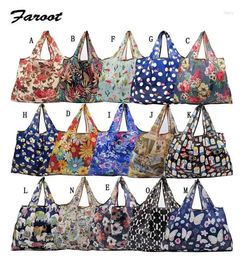 Storage Bags Product Shopping Bag Flower Printing Large Capacity Multifunctional Foldable For Travel