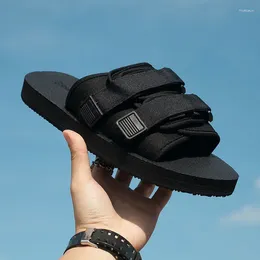 Slippers Summer Men Sandals Couple Shoes Canvas Casual Lovers Home Garden Outdoor Male Beach Flat Zapatos Para Mujeres