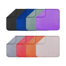 Table Mats Drying Mat For Kitchen Counter Mashine Washable Easy Storage Dish Drainer Water Cups And Coffee Mugs Pots Pans