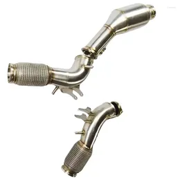 High Performance Exhaust Downpipe For MC20 3.0T 2014-2024 Without Catalyst 304 Stainless Steel Pipe