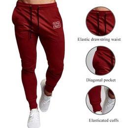 Men's Pants 23 Creativity Printed Men Jogging Pants Mens Fitness Joggers Running Pants Man Training Sport Trousers Sportswear Sweatpants Y240513