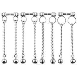 Bound Screw Adjust Earrings Style Nipple Clamps for Making Men Women Additive Experience Novelty BDSM Sex Toys Chastity Fun