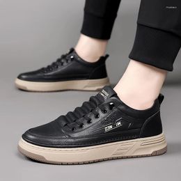 Casual Shoes Luxury High Top Quality Men's Leather Loafers Sneakers For Men Comfortable Moccasins Outdoor Fashion Slip-Ons