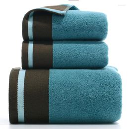 Towel Drop 3pcs Cotton Soft Bath Towels Sets 1pc Beach Adults High Quality 2pcs Face Hand