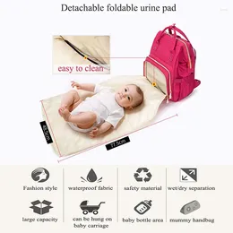 Storage Bags Mummy Maternity Diaper Bag Large Capacity Nappy USB Interface Nursing Travel Backpack Stroller Waterproof Kid