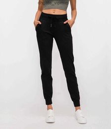 L19069 leggings da yoga spandex spingi i pantaloni da yoga sport women fitness fitness con tasca