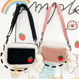 Shoulder Bags Women Plush Bag Female Purse And Handbags Girls Mini Crossbody Cute Small Flap Bolsos