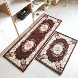 Carpets European Classical Kitchen Mat Home Bathroom Rug Anti-Slip Carpet Entrance/Hallway Doormat Balcony Floor Area