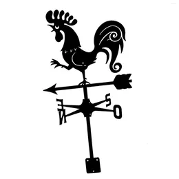 Garden Decorations Wrought Iron Weathervane Scene Wind Direction Measuring Instrument Weather Vane Outdoor For Lawn Farmhouse Decoration