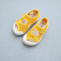 2023 summer double hook children mesh sandals breathable wearresistant soft comfortable casual baby sandals 240429